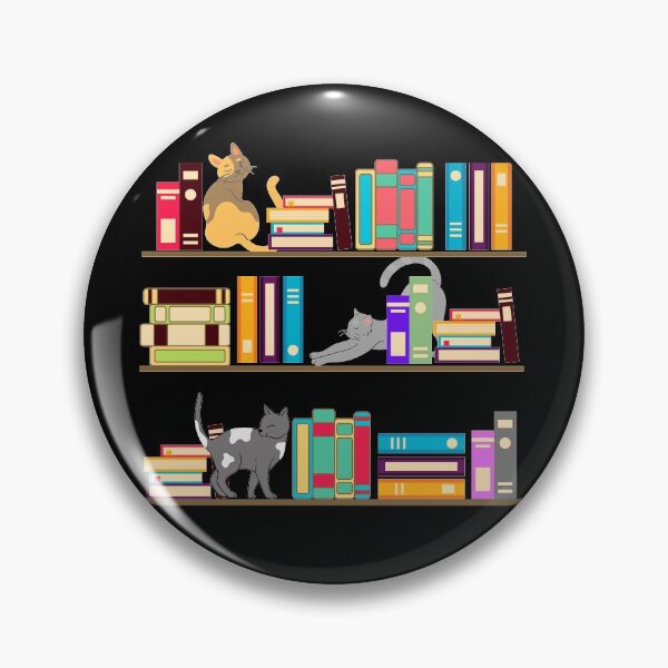 Item preview, library cats designed and sold by Jungleboy815.