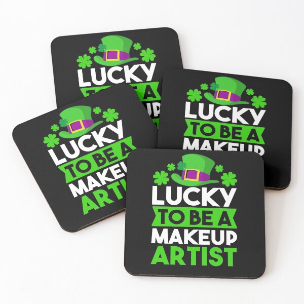 Artikelvorschau, Glück, ein Maskenbildner zu sein - Maskenbildner Geschenke, St. Patricks Day Geschenk für Maskenbildner entworfen und verkauft von MrElgo.