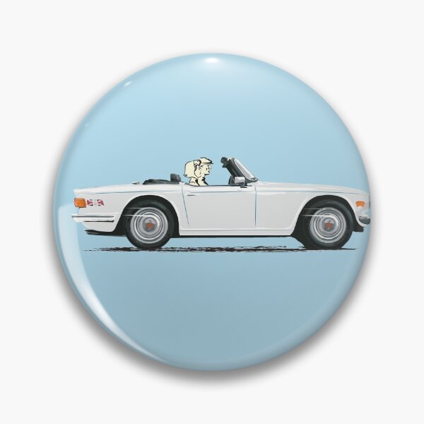 Item preview, White color TR6 – the Classic British Sports Car designed and sold by Bigs66.