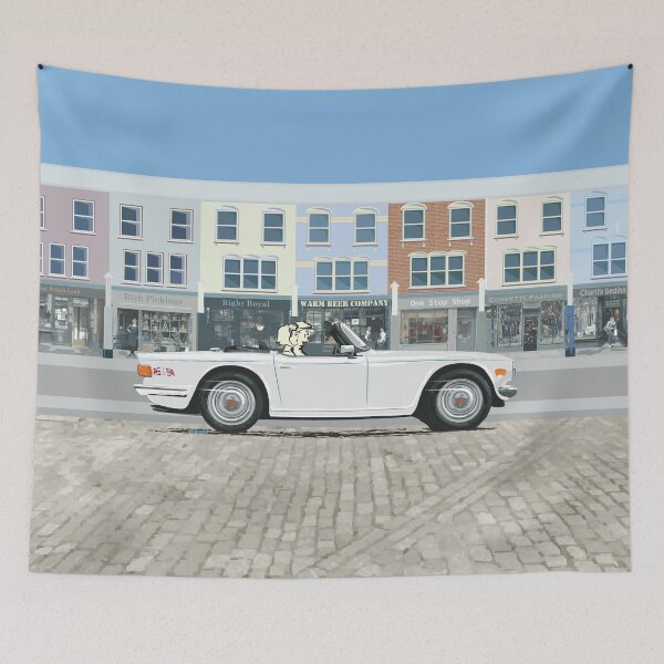 Item preview, White color TR6 – the Classic British Sports Car designed and sold by Bigs66.