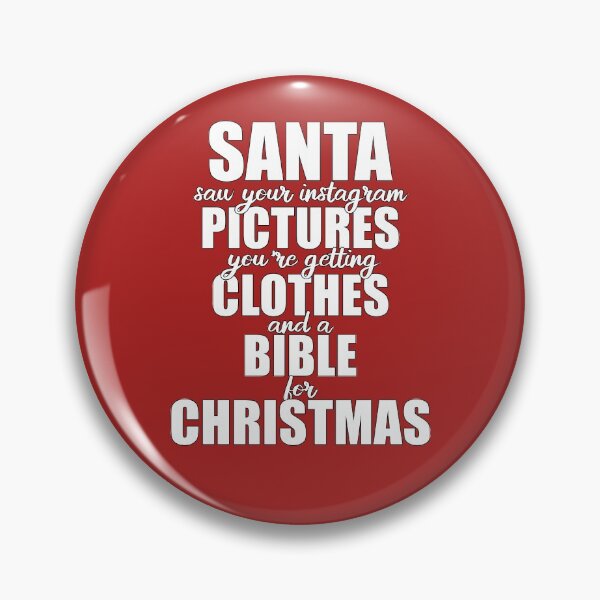 Item preview, Santa Saw Your Instagram Pictures designed and sold by JustCreativity.