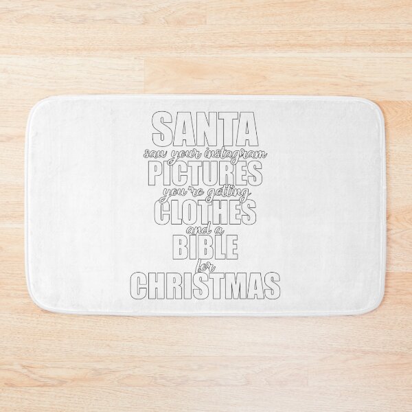 Item preview, Santa Saw Your Instagram Pictures designed and sold by JustCreativity.