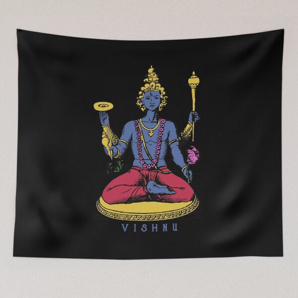 Item preview, Vishnu Hindu Indian God Hinduism Avatar Vaishnavism designed and sold by h44k0n.