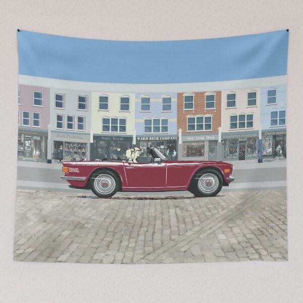 Item preview, Damson Red color TR6 – the Classic British Sports Car designed and sold by Bigs66.