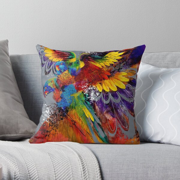 Notions of flying Throw Pillow