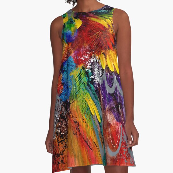 Notions of flying A-Line Dress