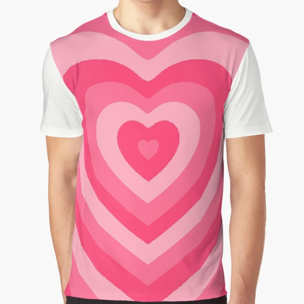 cute y2k/soft girl heart Sale Redbubble T-Shirt by Graphic elizastreet for pattern\