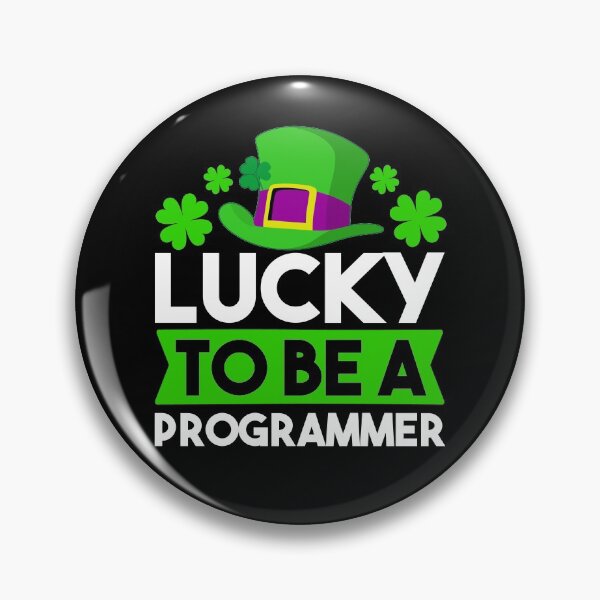 Item preview, Lucky To Be A Programmer - Programmer Gifts , St Patricks Day Gift For Programmer designed and sold by MrElgo.