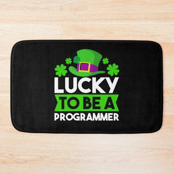 Item preview, Lucky To Be A Programmer - Programmer Gifts , St Patricks Day Gift For Programmer designed and sold by MrElgo.