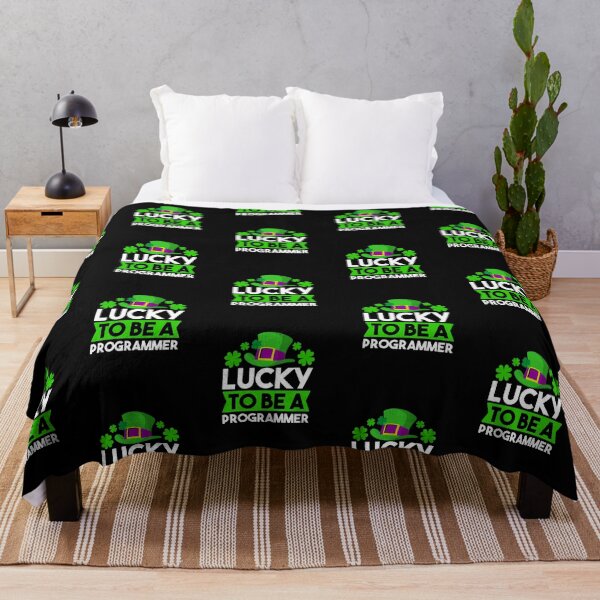 Item preview, Lucky To Be A Programmer - Programmer Gifts , St Patricks Day Gift For Programmer designed and sold by MrElgo.