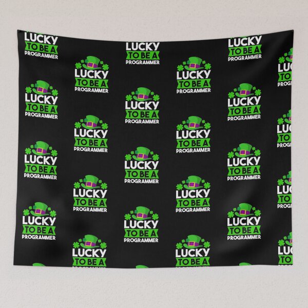 Item preview, Lucky To Be A Programmer - Programmer Gifts , St Patricks Day Gift For Programmer designed and sold by MrElgo.