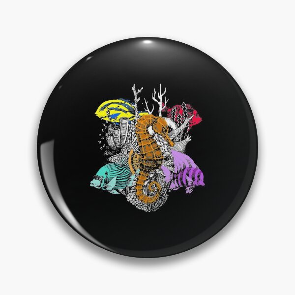 Item preview, Earth Day Save Coral Reefs Sea Fish Seahorse Coastal Cleanup T-Shirt designed and sold by EveElliott.