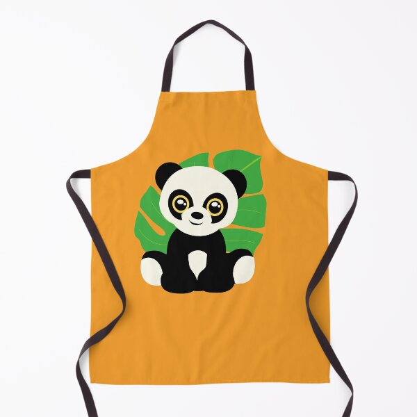 Item preview, Cute Panda Baby with Green Leaf  designed and sold by SunfullyYours.