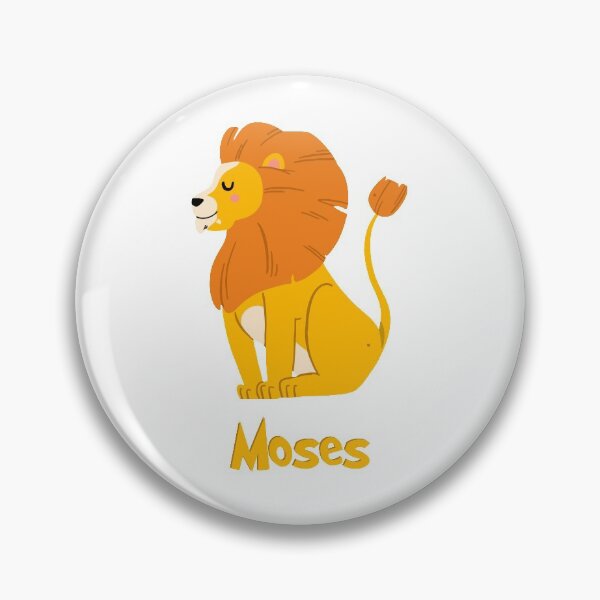 Item preview, Moses Lion Baby Boy Wild Animal Name designed and sold by HelloFromAja.