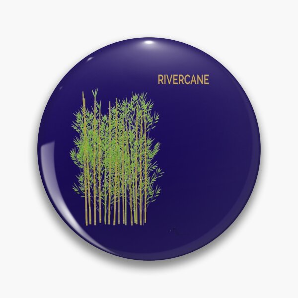 Item preview, Rivercane on indigo designed and sold by YouAreHereArt.