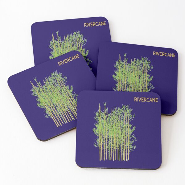 Item preview, Rivercane on indigo designed and sold by YouAreHereArt.