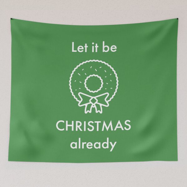 Item preview, Christmas design | Christmas quotes design | Let it be Christmas already designed and sold by TatianaLG.