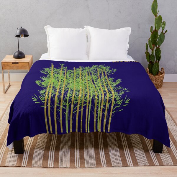 Item preview, Rivercane on indigo designed and sold by YouAreHereArt.