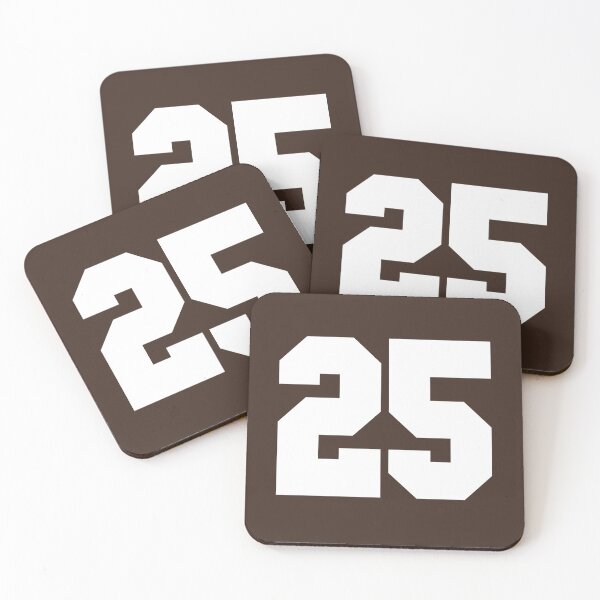 Item preview, 25 Number Cleveland Sports Twenty-Five Brown Jersey designed and sold by HelloFromAja.