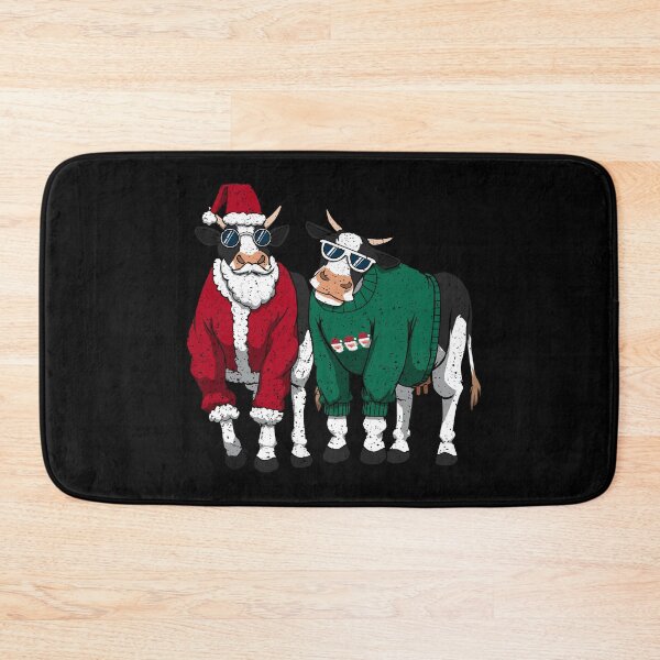 Item preview, Christmas Cow Santa Hat Ugly Sweater  designed and sold by Tom2468.