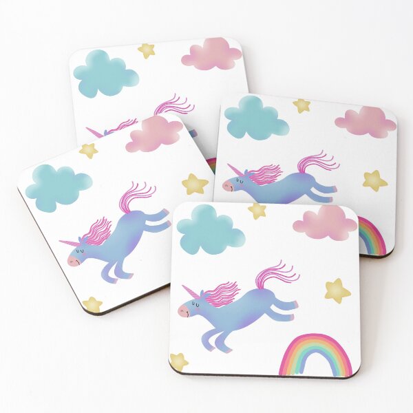 Item preview, Unicorns, rainbows and clouds designed and sold by MadaFaCose.