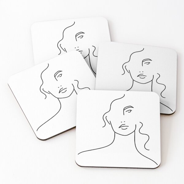 Item preview, Minimalistic Face Line Drawing designed and sold by MFR-.