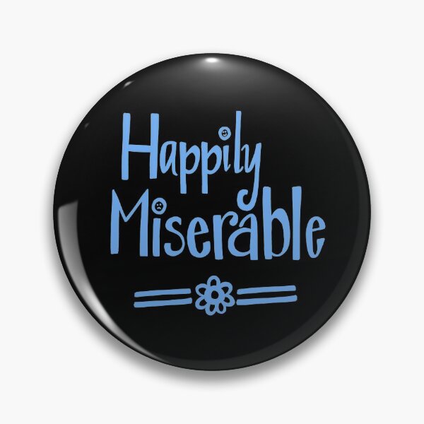 Item preview, Happily Miserable - Retro Blue Palette designed and sold by Squarebird.