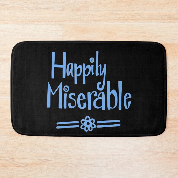 Item preview, Happily Miserable - Retro Blue Palette designed and sold by Squarebird.
