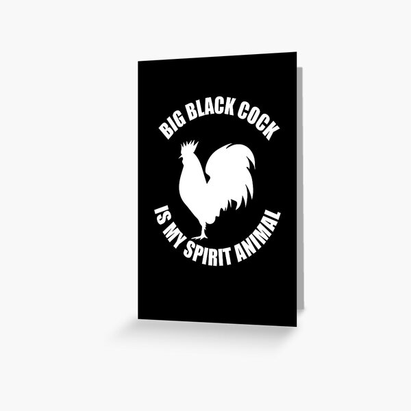 Item preview, Big Black Cock is My Spirit Animal designed and sold by Pridish.