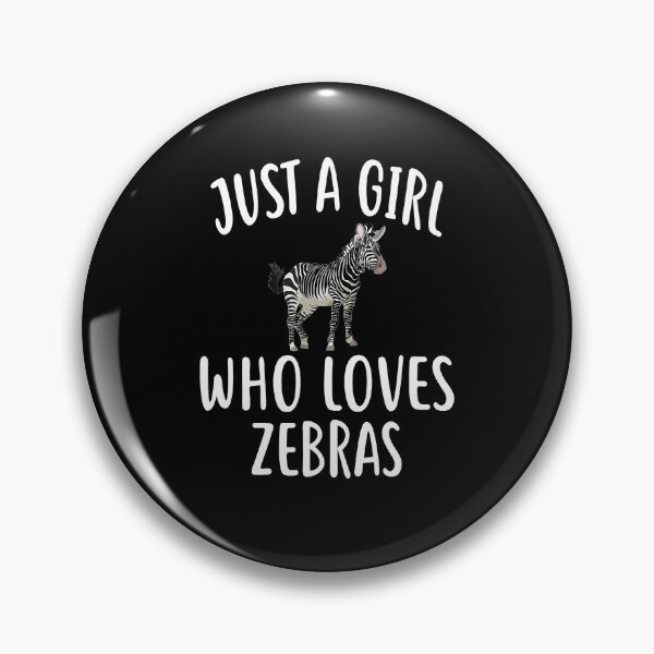 Item preview, Just A Girl who loves ZEBRAS T-Shirt Funny ZEBRA Tee designed and sold by EveElliott.