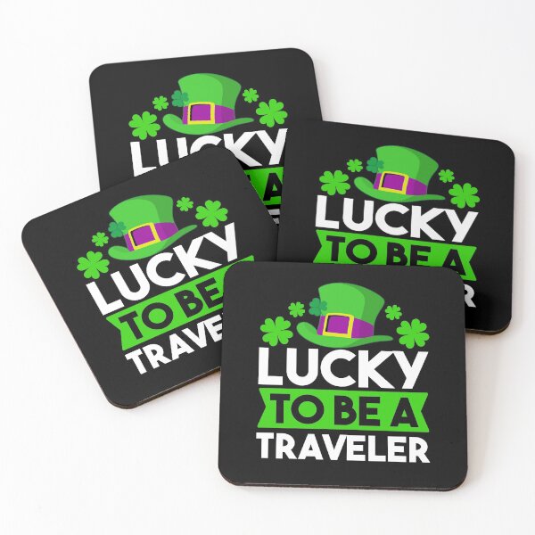 Item preview, Lucky To Be A Traveler - Traveler Gifts , St Patricks Day Gift For Traveler designed and sold by MrElgo.