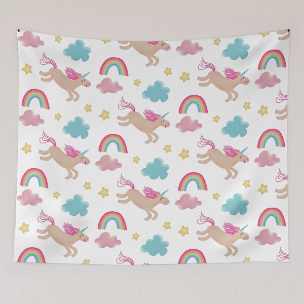 Item preview, Unicorns, rainbows and clouds designed and sold by MadaFaCose.