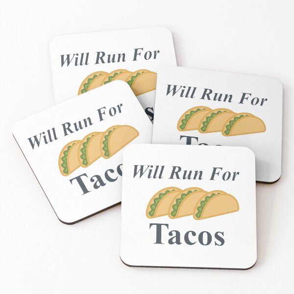 Item preview, Will Run For Tacos designed and sold by NancyArtDesigns.
