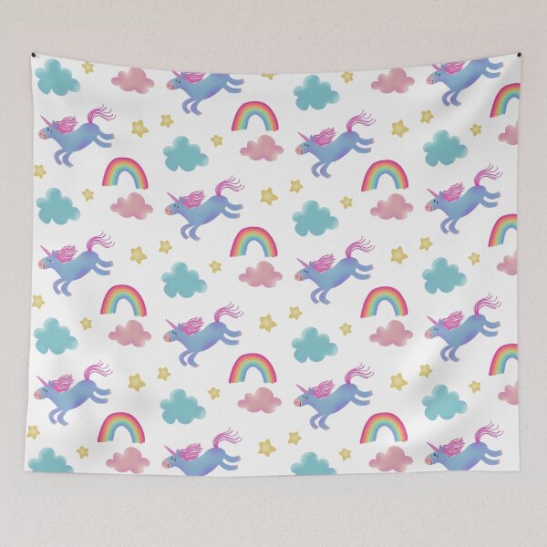 Item preview, Unicorns, rainbows and clouds designed and sold by MadaFaCose.
