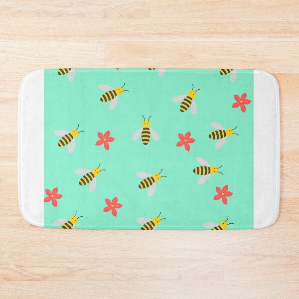 Item preview, bees and flowers designed and sold by ahmed degnich.