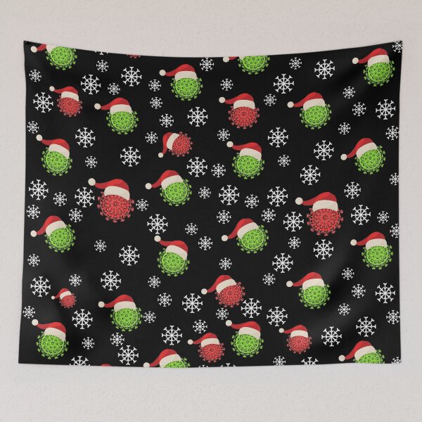 Item preview, Christmas Virus Pattern designed and sold by CecileMJ.