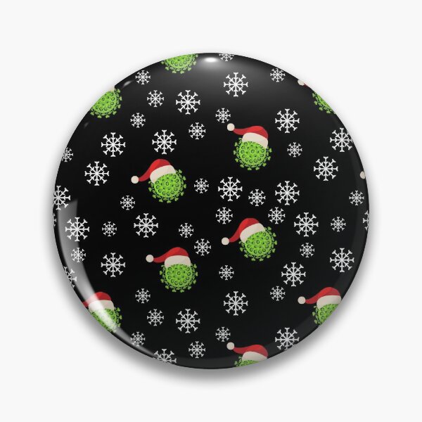 Item preview, Christmas Green Virus Pattern designed and sold by CecileMJ.