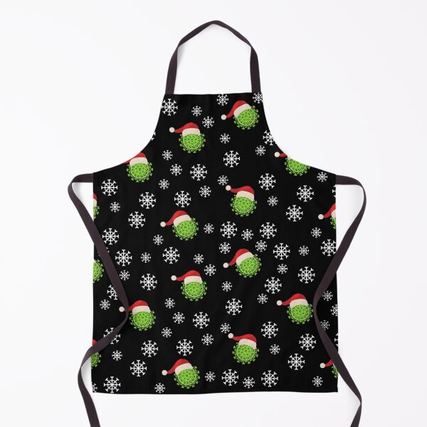 Item preview, Christmas Green Virus Pattern designed and sold by CecileMJ.