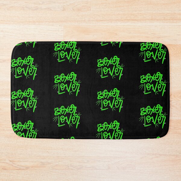 Item preview, BOXER DOG LOVER NEON GREEN HANDLETTERED  designed and sold by GIVENGRACE.ART.