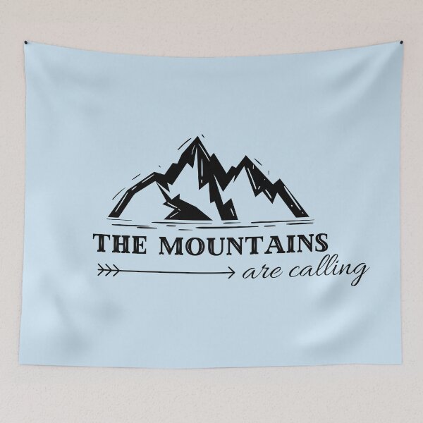 Item preview, The Mountains are calling and I must go designed and sold by BohoHiker.