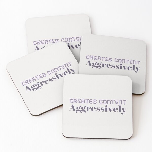 Item preview, Creates Content Aggressively designed and sold by otomworld.