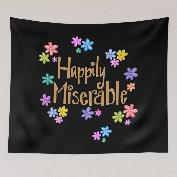 Item preview,  Happily Miserable - Cheerful floral Palette designed and sold by Squarebird.