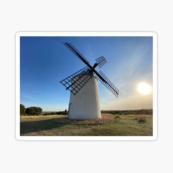 Molino de viento de la Mancha Pegatina