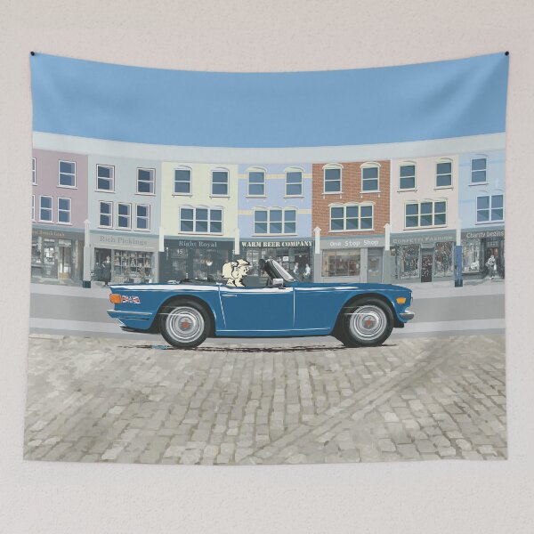 Item preview, Valencia Blue color TR6 – the Classic British Sports Car designed and sold by Bigs66.