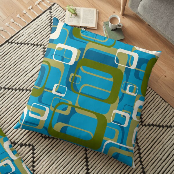 Ocean Retro Floor Pillow