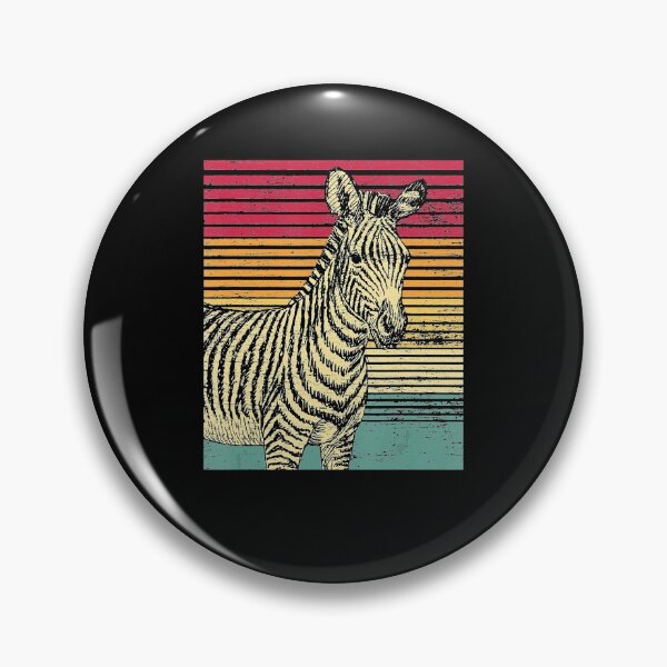 Item preview, Retro Zebra T-Shirt designed and sold by EveElliott.