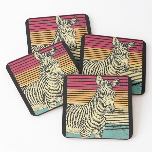 Item preview, Retro Zebra T-Shirt designed and sold by EveElliott.