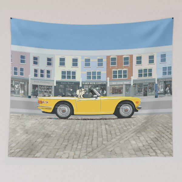 Item preview, Jasmine Yellow color TR6 – the Classic British Sports Car designed and sold by Bigs66.