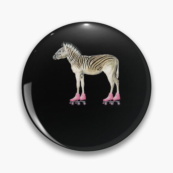 Item preview, Roller Skating Roller Girl Birthday Zebra Gift T-Shirt designed and sold by EveElliott.