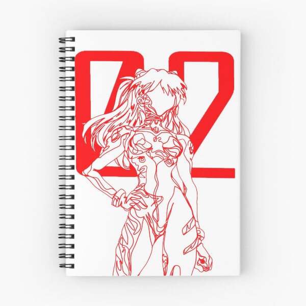 Item preview, Asuka Langley Continous Line Artwork designed and sold by RedCoco-Studios.